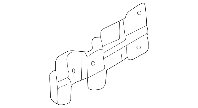 Handle, Inside Bracket - Passenger Side (RH) - Kia (0K2N1-58333A)