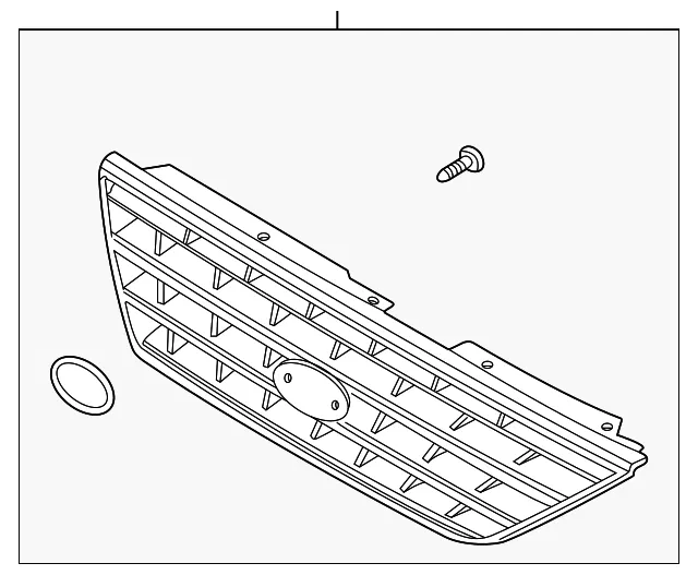 Grille Assembly - Kia (0K2NA-50710)