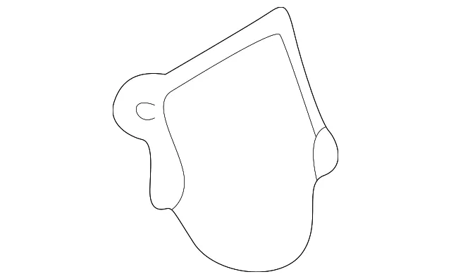 Cowl Grille Pad - Driver's Side (LH) - Kia (0K2NA-50779)