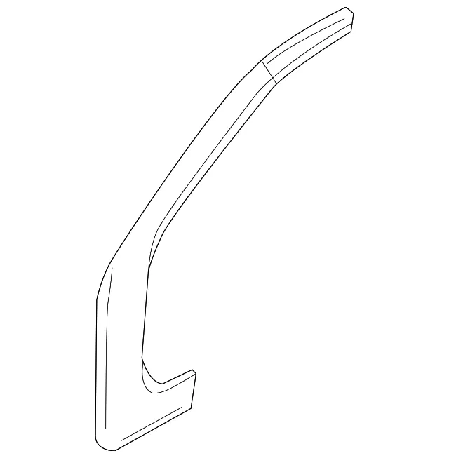 Hinge Pillar - Driver's Side (LH) - Kia (0K2YA-71270A)