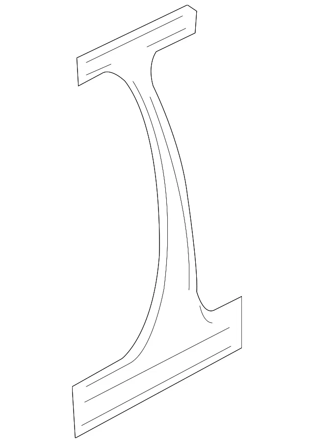 Center Pillar - Kia (0K2YA-71281)