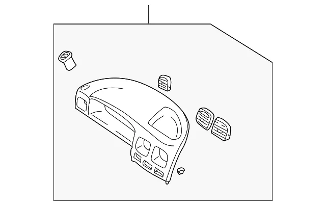 Meter Hood - Kia (0K30A-55420)