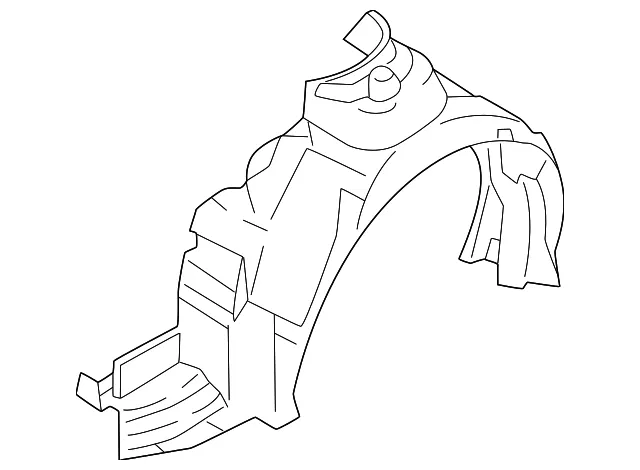 Fender Liner - Driver's Side (LH) - Kia (0K30A-56141)
