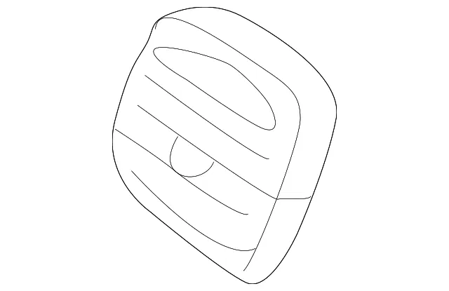 Vent Grille - Passenger Side (RH) - Kia (0K30A-6491XB)