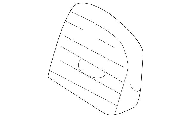 Vent Grille - Driver's Side (LH) - Kia (0K30A-6492XB)