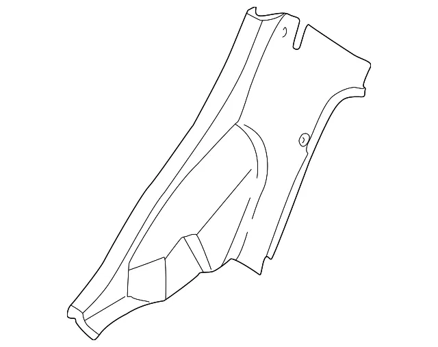 Interior Quarter Panel Trim Panel - Kia (0K30A-68760E08)