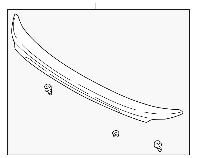 Spoiler Assembly - Kia (0K30B-50910XX)