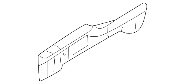 Apron Reinforced - Passenger Side (RH) - Kia (0K32A-53226)