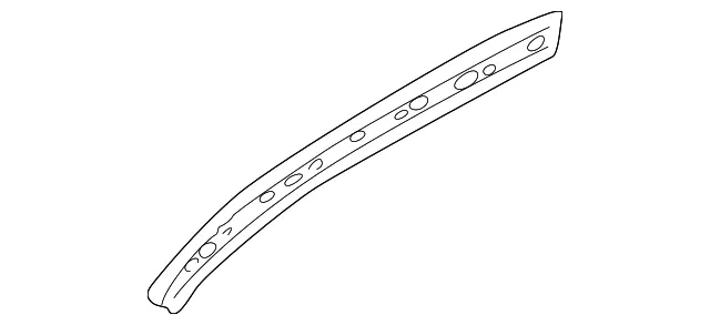 Roof Side Rail - Passenger Side (RH) - Kia (0K34A-70050)