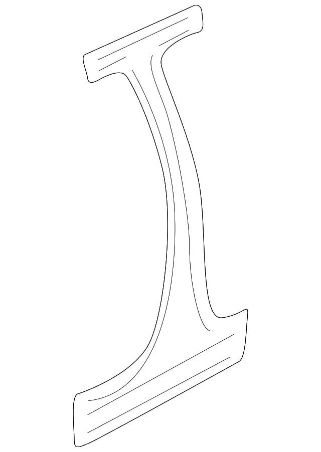 Center Pillar - Passenger Side (RH) - Kia (0K3YA-70281)