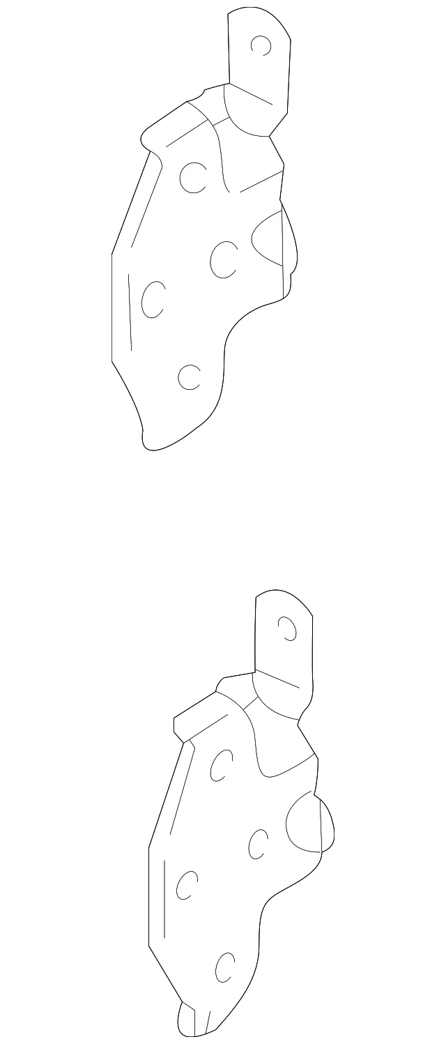 Hinge - Driver's Side (LH) - Kia (0K52Y-59240)