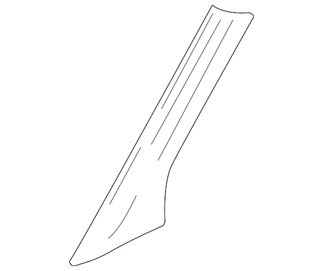 Windshield Pillar Trim - Passenger Side (RH) - Kia (0K52Y-68120A64)