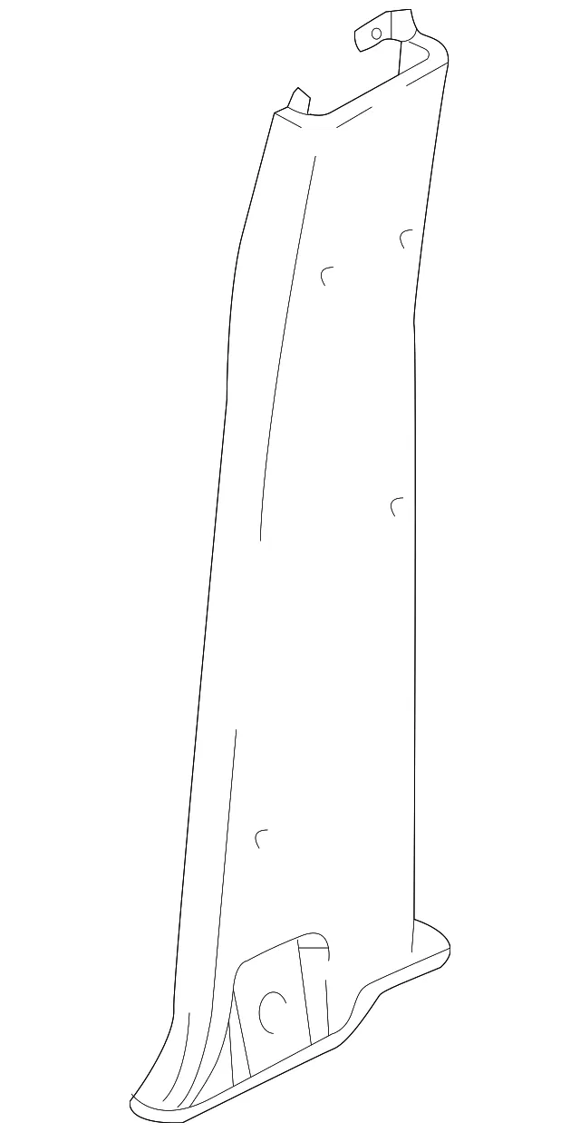 Center Pillar Trim - Kia (0K52Y-6813XBS3)