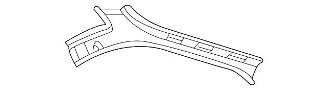 Windshield Pillar - Kia (0K52Y-70260B)