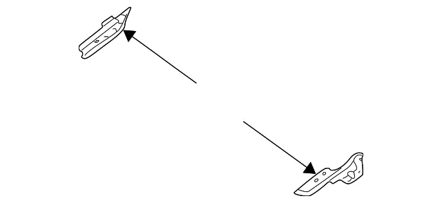 Hinge - Passenger Side (RH) - Kia (0K53A-52410)