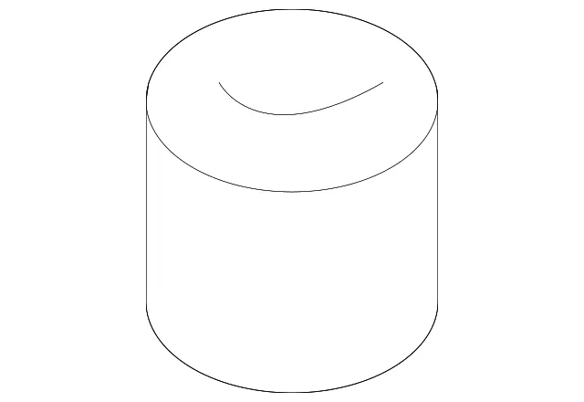 Hood Bumper - Kia (0K53A-56801)