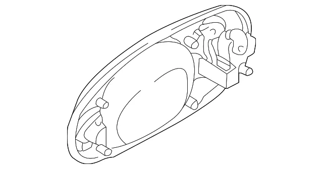 Handle, Outside - Passenger Side (RH) - Kia (0K53A-58410CXX)