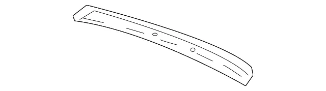 Defroster Grille - Driver's Side (LH) - Kia (0K53A-60781ACQ)