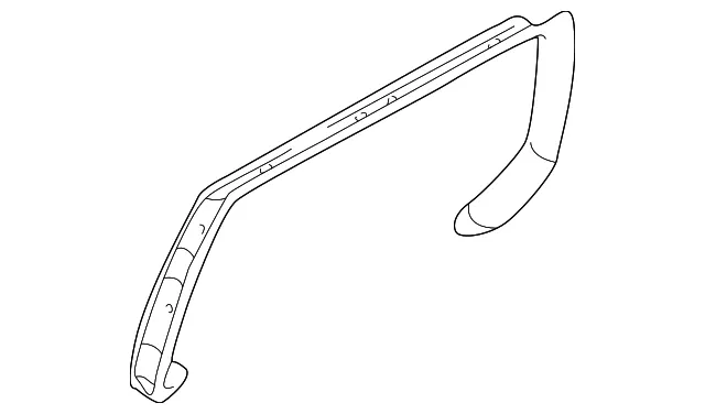 Window Trim - Passenger Side (RH) - Kia (0K53A-68340A68)