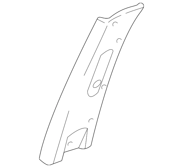 Center Pillar Trim - Kia (0K53B-68130CGE)