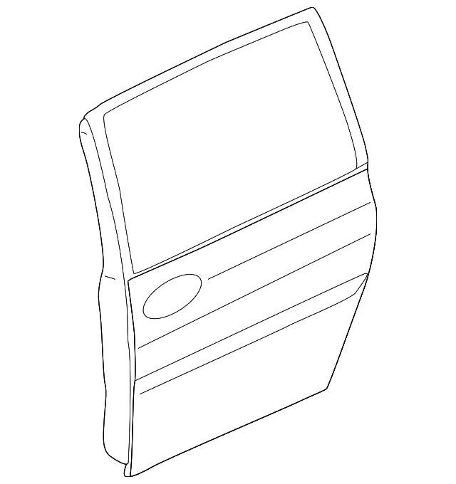 Door Shell - Driver's Side (LH) - Kia (0K54A-73020D)