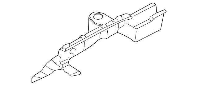 Apron Panel - Passenger Side (RH) - Kia (0K54B-53210B)