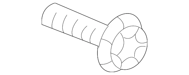 Mirror Assembly Screw - Kia (0K552-69126A)