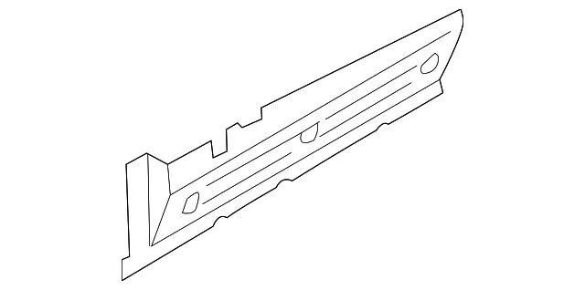 Rocker Reinforced - Passenger Side (RH) - Kia (0K552-70541B)