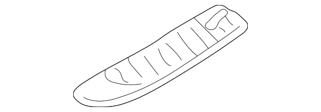 Grille - Driver's Side (LH) - Kia (0K553-51322BGE)