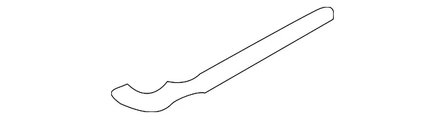 Air Deflector Link - Passenger Side (RH) - Kia (0K555-69846)