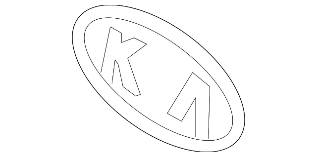 Emblem - Kia (0K6B0-51725A)