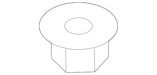 Hinge Nut - Kia (0K9A0-52601)