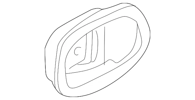 Handle Cover - Driver's Side (LH) - Kia (0K9A4-59331A96)