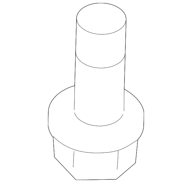Hinge Lower Bolt - Kia (10127-06351)