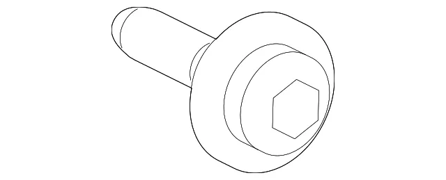 Belt Molding Screw - Kia (10190-04129B)