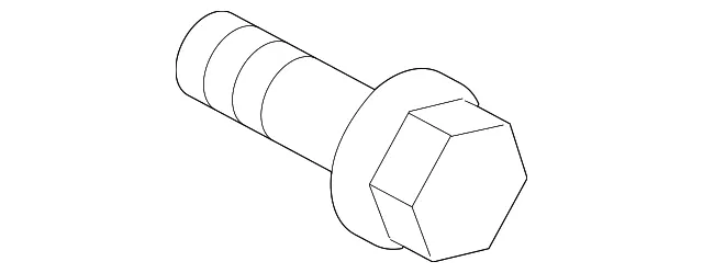 Interior Quarter Panel Trim Panel Bolt - Kia (11250-06161)