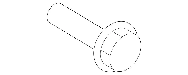 Mirror Assembly Mount Bolt - Kia (11250-06166B)
