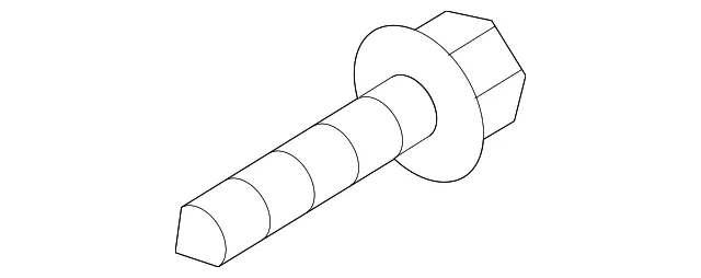 Bumper Cover Bolt - Kia (11253-06207K)