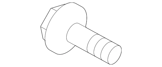 Fuel Door Bolt - Kia (11290-06167B)