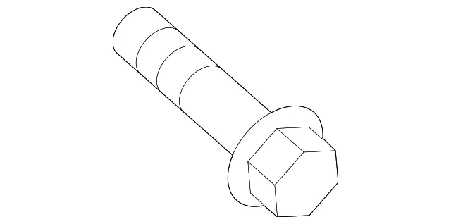 Mirror Assembly Bolt - Kia (11293-06163)