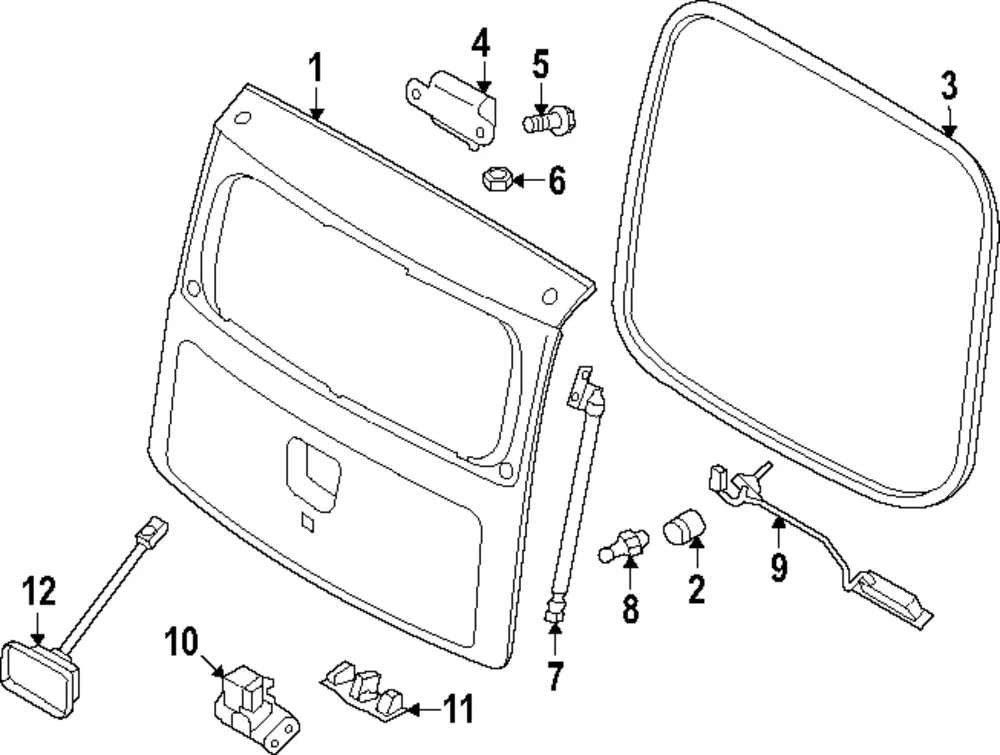 Hinge Bolt - Kia (11293-08181)