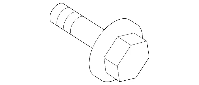 Windshield Pillar Trim Bolt - Kia (11310-06161)