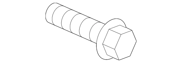 Fuel Door Bolt - Kia (11400-06166B)