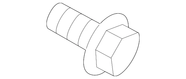 Splash Shield Bolt - Kia (11403-06106K)