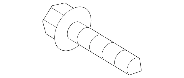 Body Side Molding Bolt - Kia (12201-03063)