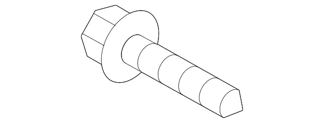 Release Handle Screw - Kia (12201-05203)