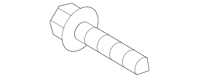Seat Back Recliner Adjustment Handle Screw - Kia (12203-04063)