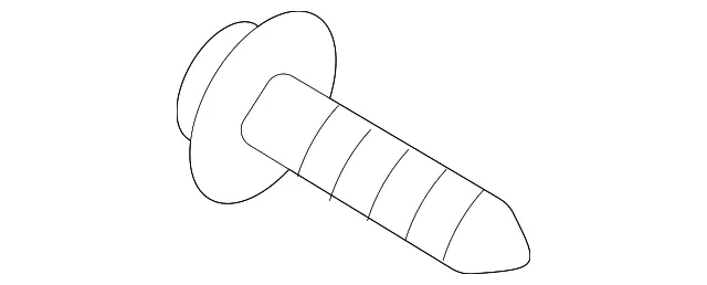Adjust Handle Screw - Kia (12291-05123)