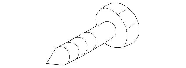 Corner Molding Screw - Kia (12433-04143)