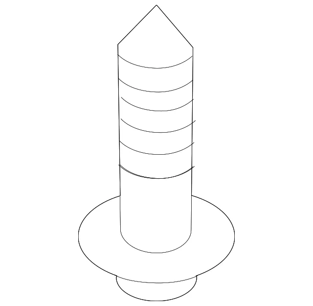Roof Rack Screw - Kia (12433-04149B)